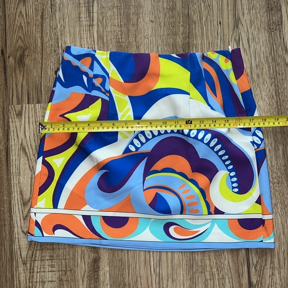 NEW! Zara Geometric Print Mini Skirt - Picture 6 of 7